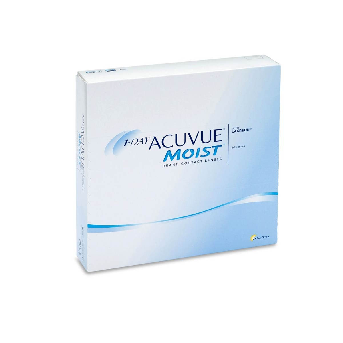 1 DAY Acuvue Moist 90 Lens Pack Daily Disposable Contact Lenses 