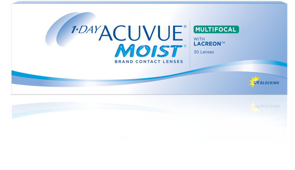 Acuvue MOIST 1 DAY MULTIFOCAL rebate Available Apple Ophthalmology PLLC