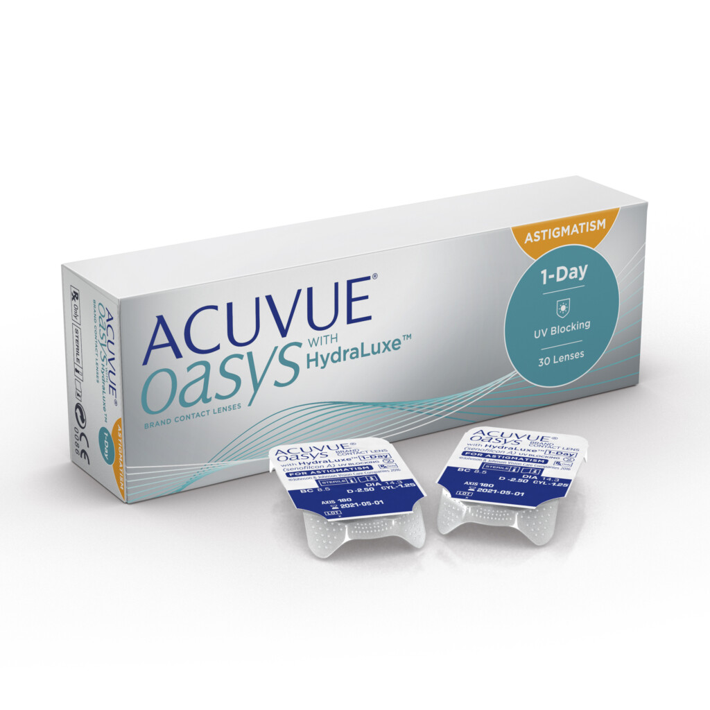 ACUVUE OASYS 1 DAY With HydraLuxe Technology For ASTIGMATISM 