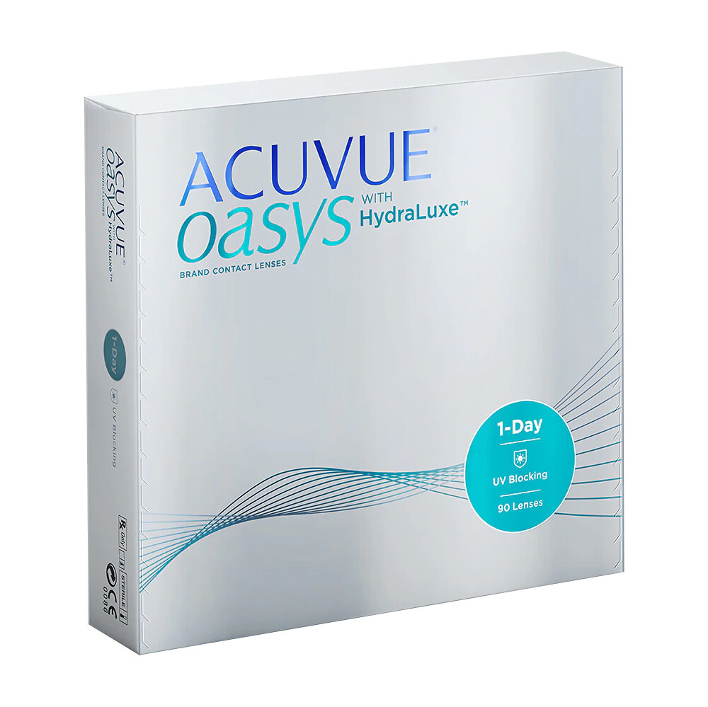 ACUVUE OASYS HYDRALUXE Dailies Lens 90 Pc