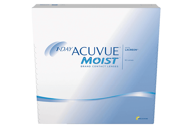 OptiContacts 1 Day Acuvue Moist 90 Pack Contact Lenses