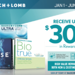 Receive Up To 300 In Rewards On Bausch Lomb Contact Lens Brands