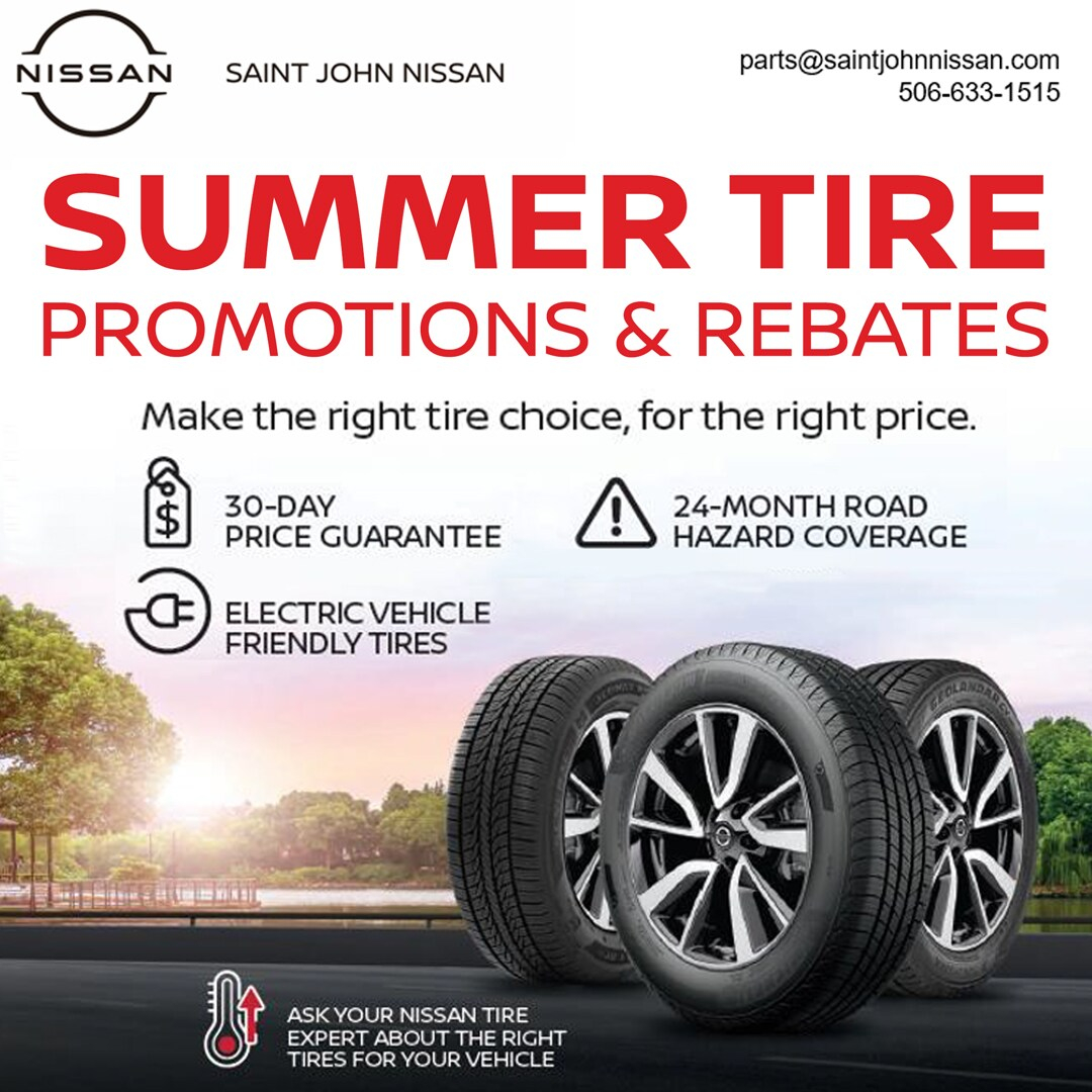 Tire Promotions And Rebates Saint John Nissan